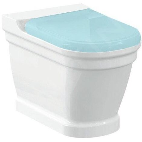 Sapho Antik - Cuvette de WC à poser, sortie arrière/ inférieure, blanche AN360 (1/3)
