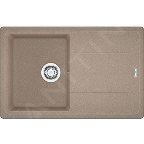 Franke Basis - Évier en fragranit BFG 611-78, 78x50 cm, cachemire 114.0494.757 (1/3)