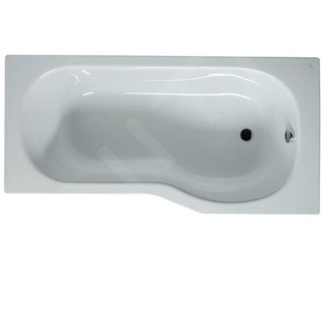 Jika Tigo - Baignoire asymétrique 1600x800x430 mm, droite, blanc H2222100000001 (1/3)