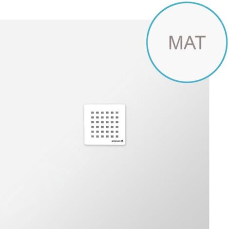 Polysan Flexia - Receveur de douche, 900x900 mm, possibilité de modifier les dimensions, blanc mat 71546MAT (1/5)