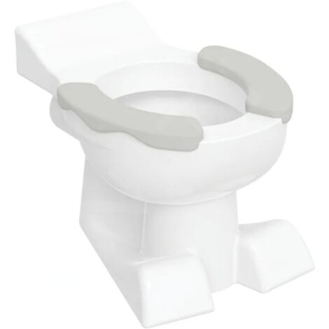Geberit Bambini - WC sur pied, pour enfants, vidage arrière, blanc / gris 212015000 (1/2)