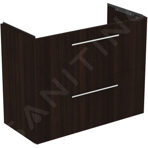IDEAL STANDARD T5295NW Armoire sous-plan i.life S 2 tiroirs (1/5)