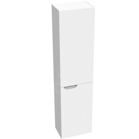 Ravak Classic II - Armoire haute, 1600x400x260 mm, 2 portes, charnières à droite, blanc brillant / gris X000001475 (1/5)