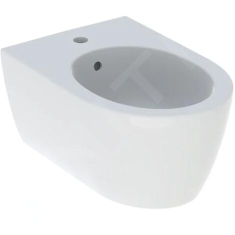 Geberit iCon - Bidet suspendu, trou pour robinet, avec trop-plein, blanc alpin 501.898.JT.1 (1/2)