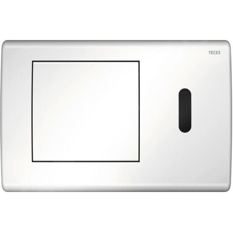 Bouton De Chasse D'Eau TECE Ambia Double Flux - Chromé/Blanc - Pour Éviers Et Lavabos