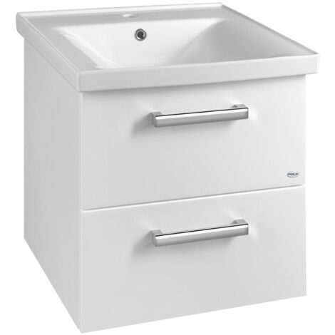 VEGA Vanity Unité 51,5x60x43,8cm, 2x tiroir, blanc (1/5)