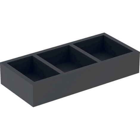 Geberit Selnova Square - Organiseur de tiroir 323x59x150 mm, lave 500.677.00.1 (1/3)