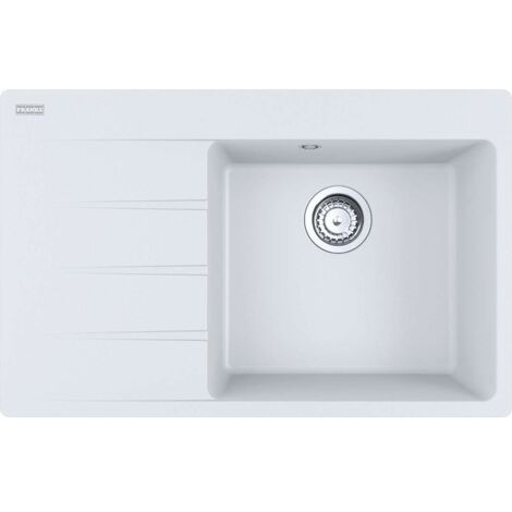 Franke Centro - Évier en Fragranite CNG 611-78 TL / 7, 78x50 cm, blanc-glace 114.0637.505