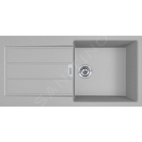 Franke Sirius 2.0 - Évier en tectonite S2D 611-100, 100x50 cm, gris 143.0651.011 (1/2)