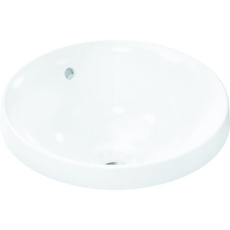 Hansgrohe Xuniva S - Vasque, diamètre 40 cm, avec trop-plein, sans trou pour robinet , blanc 60155450 (1/5)
