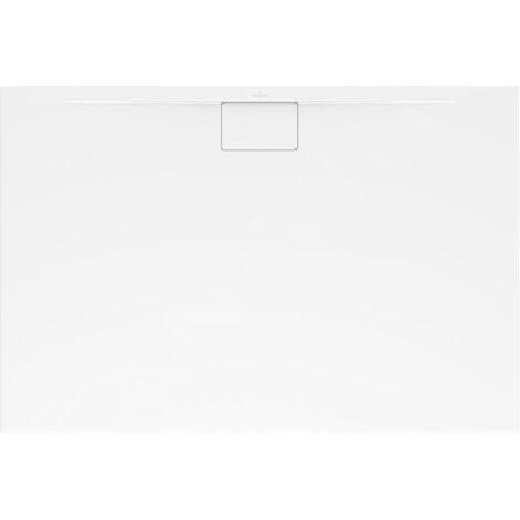 Villeroy & Boch – Receveur de douche 120x80 cm – Acrylique sanitaire blanc alpin – Antidérapant Vilbogrip – Portance jusqu'à 1000 kg – Installation à fleur de sol (1/5)
