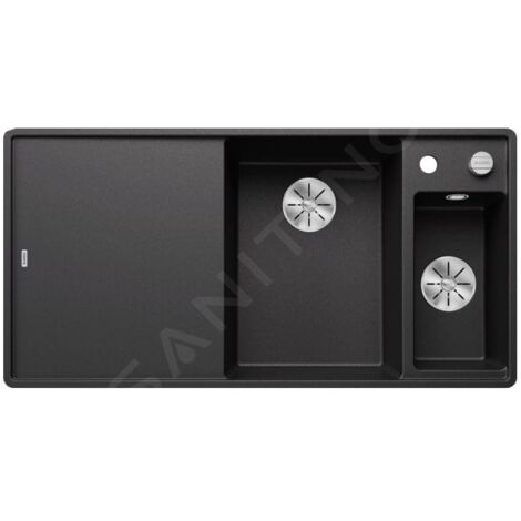 Blanco Axia III 6 - Évier en silgranit, 990x500 mm, avec commande de vidage et accessoires, InFino, anthracite 523483 (1/4)