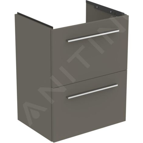 IDEAL STANDARD T5291NG meuble bas WT i.life S 2 tiroirs (1/5)
