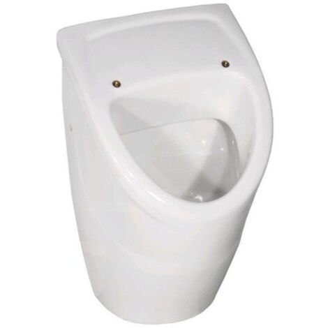 Villeroy & Boch O.novo - Urinoir à action siphonique Compact pour couvercle, sortie arrière, avec cible, blanc alpin 75570601 (1/3)