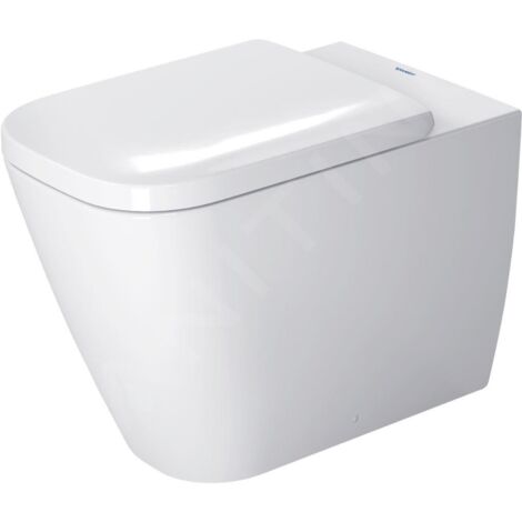 Duravit Happy D.2 - WC à poser, avec WonderGliss, blanc alpin 21590900001 (1/4)