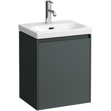 Laufen Lani - Meuble-vasque 44x34x52 cm, 1 porte, charnières à droite, gris H4035021122661 (1/4)