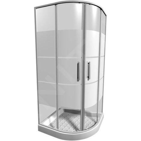 Jika Lyra plus - Paroi de douche 800x800 mm, Jika Perla Glass, blanc/verre transparent H2533810006681 (1/3)