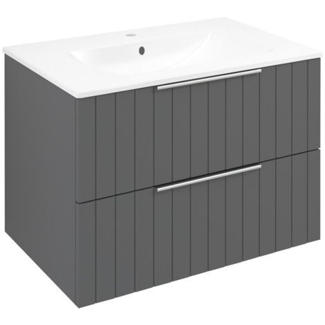 CIRASA Vanity Unité 69,8x52x46cm, bande de carina (1/5)