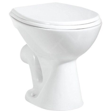 Aqualine Céramique - WC à poser, évacuation par arrière, blanc TP330 (1/2)