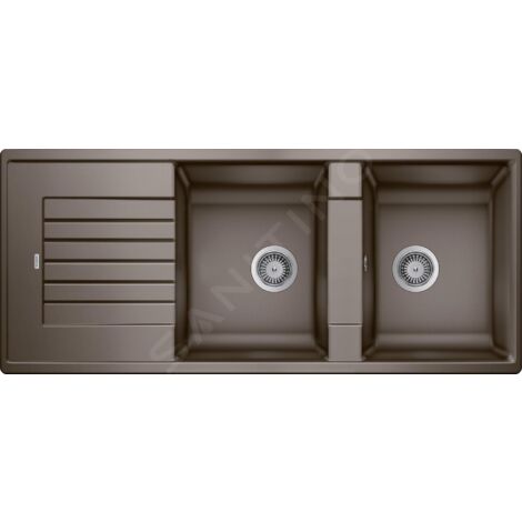 Blanco Zia 8 - Évier en silgranite, 1160x500 mm, café 515602 (1/2)
