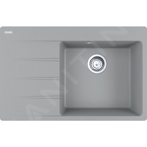 Franke Centro - Évier en Fragranite CNG 611-78 TL/7, 78x50 cm, pierre grise 114.0637.509 (1/3)