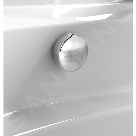 Polysan Accessoires - Garniture de vidage pour baignoire avec bowden, longueur 1275 mm, bouchon 72 mm, chrome 71683