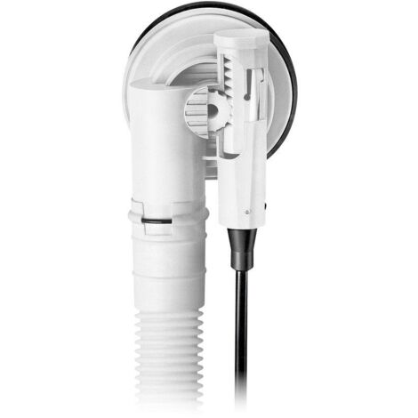 Polysan Accessoires - Garniture de vidage pour baignoire avec bowden, longueur 1275 mm, bouchon 72 mm, chrome 71683