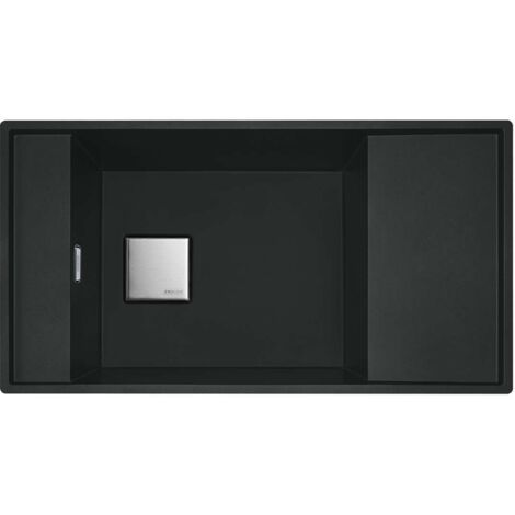 Franke Fresno - Évier en Fragranite FSG 211/111, 860x458 mm, noir mat 135.0652.557 (1/4)
