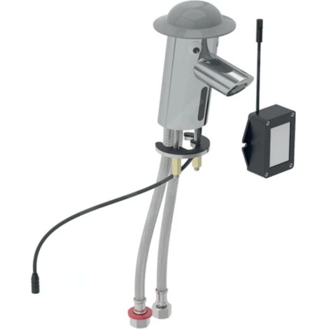 Geberit Bambini - Robinet de lavabo électronique, pour enfants, à piles, chrome brillant 116.208.21.1 (1/2)