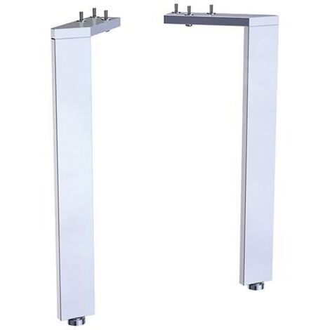 Geberit Acanto - Pieds pour meuble, 316 mm, aluminium/chrome 500.657.00.2 (1/2)