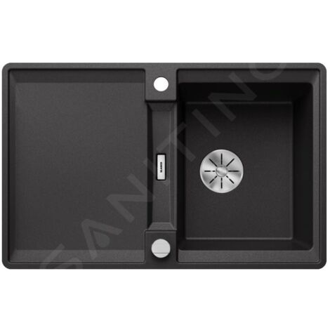 Blanco Adira - Évier en silgranit, 77x49 mm, avec commande excentrique et accessoires, InFino, anthracite 527594 (1/4)