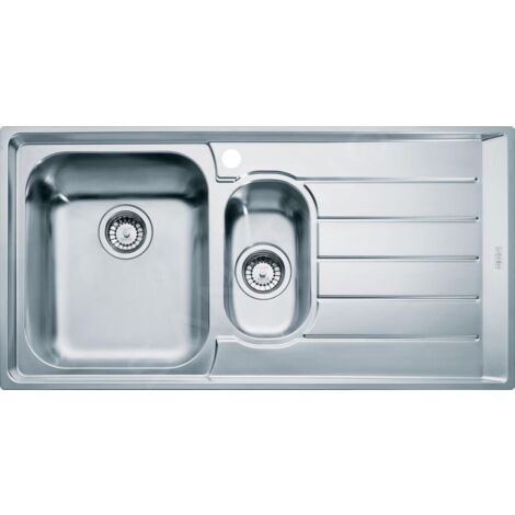 Franke Neptun - Évier en inox NEX 651/2, 100x51 cm 101.0120.275 (1/3)