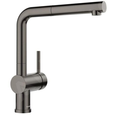 Blanco Linus S - Mitigeur d’évier avec bec extractible, acier foncé 527733 (1/2)