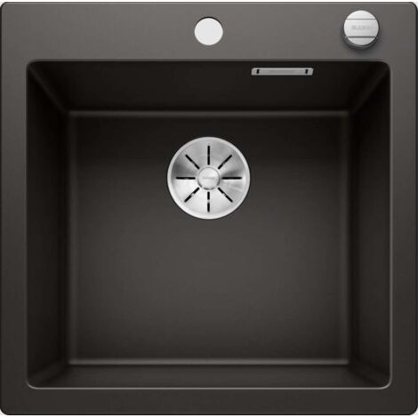 Blanco Pleon 5 - Évier en silgranit, 515x510 mm, avec commande de vidage, noir 525952 (1/3)