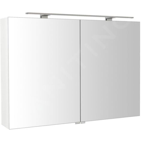 Aqualine KAWA - Armoire De Toilette Avec éclairage LED, 60x70x22 Cm Blanc Wgl60s 83147913