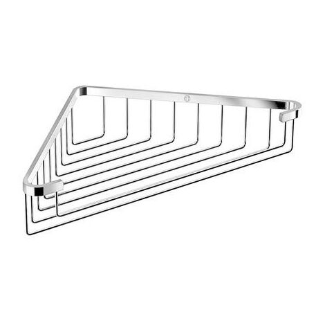 Jika Generic - Tablette d'angle en fil métallique, 250x250x60 mm, chrome H3853D30042301 (1/2)
