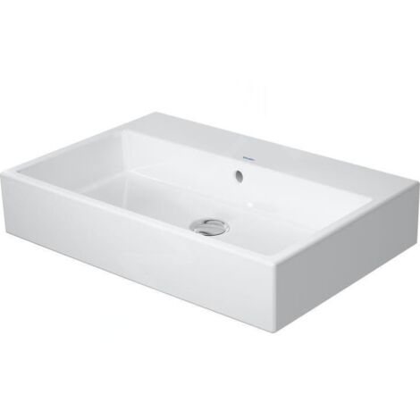 Duravit Vero Air - Meuble lavabo 700x470 mm, avec trop-plein, sans trou de robinetterie, blanc 2350700028 (1/2)
