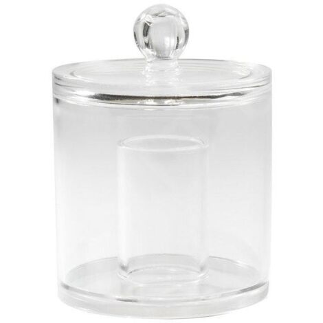 Compactor Organisateurs cosmétiques - Distributeur de tampons démaquillants et de bâtons, plastique transparent RAN5058 (1/5)