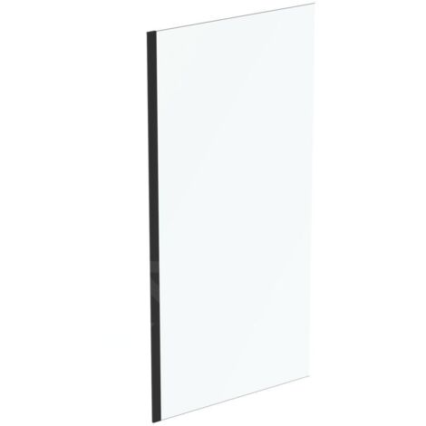 Ideal Standard Connect 2 - Paroi de douche Wetroom 1000 mm, noir / verre clair K9378V3 (1/2)