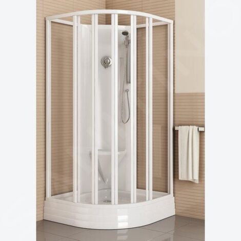 Ravak Supernova - Cabine de douche 81x81 cm, avec receveur et accessoires, blanc/Pearl 8064411211 (1/3)