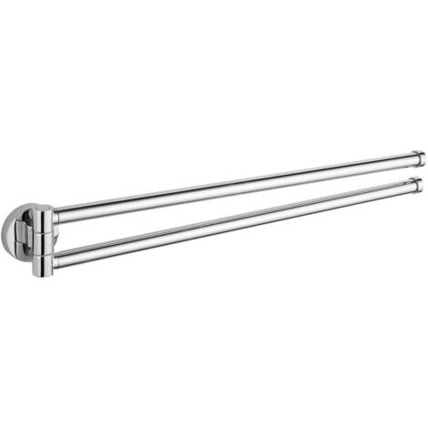 Aqualine Samba - Porte-serviettes pivotant, 450 mm, chrome SB121 (1/2)