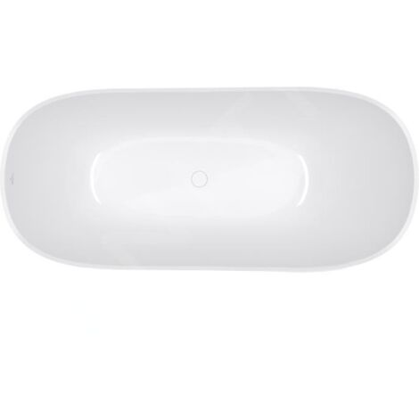 Villeroy & Boch Theano - Baignoire en îlot, 170x75 cm, SilentFlow, blanc alpin UBQ170ANH7F200TV01 (1/5)