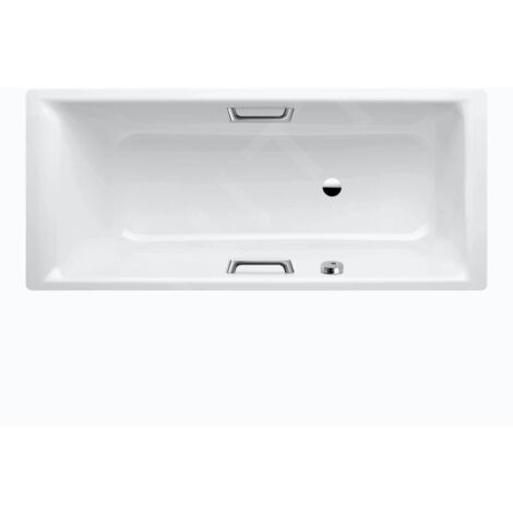 Kaldewei Ambiente - Baignoire Puro Star 659, 1800x800 mm, trous pour poignées, effet Perl, blanc 255900013001 (1/4)