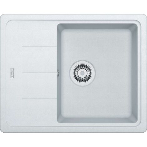 Franke Basis - Évier en fragranit BFG 611-62, 62x50 cm, blanc artic 114.0285.103 (1/3)