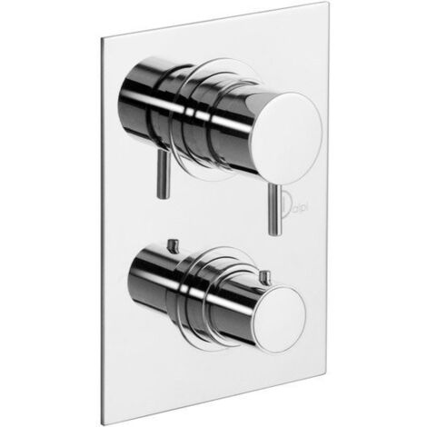 Robinet de douche thermostatique à 5 voies, chrome (1/4)