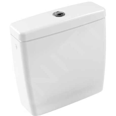 Villeroy & Boch Avento - Réservoir de chasse attenant, 390x140 mm, CeramicPlus, Stone White 775811RW (1/4)