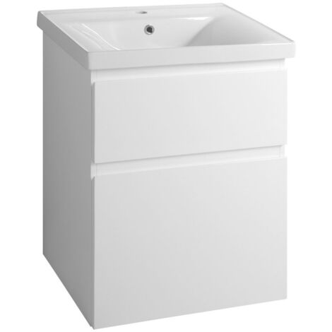 ALTAIR Vanity Unit 57x72,5x45cm, blanc (1/5)