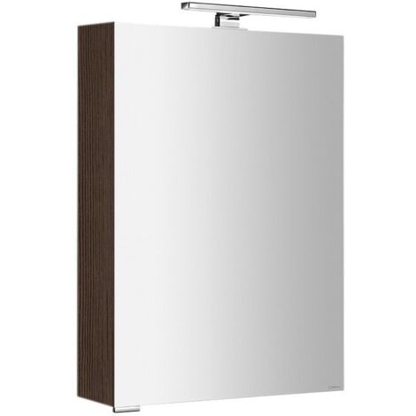 Armoire à glace MIRRÓ avec éclairage LED, 50x70x16cm, gauche/droite, pin rustique (1/5)