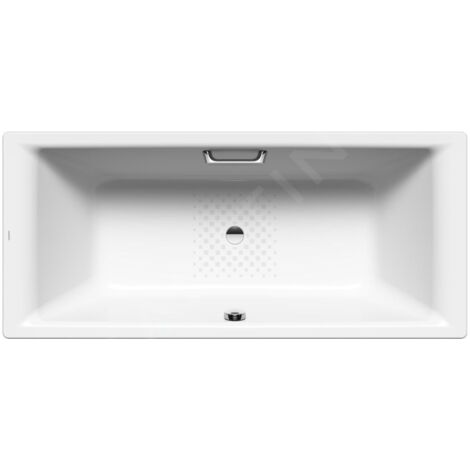 Kaldewei Ambiente - Baignoire rectangulaire Puro Duo 664, 1800x800 mm, avec trous pour les poignées, antidérapante, blanche (1/4)