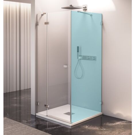 FORTIS EDGE porte de douche alcôve 1200mm, verre clair, gauche (1/5)